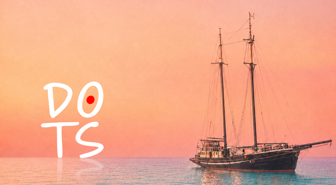 Dots boat edition aboard the Klaas Kompaan